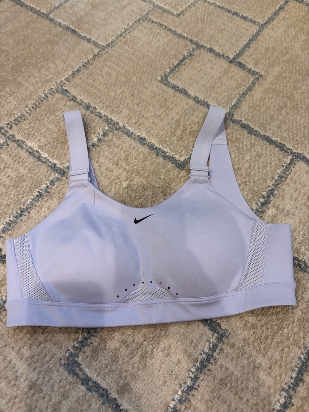 Nike Women's Lavender Supportive Sports Bra